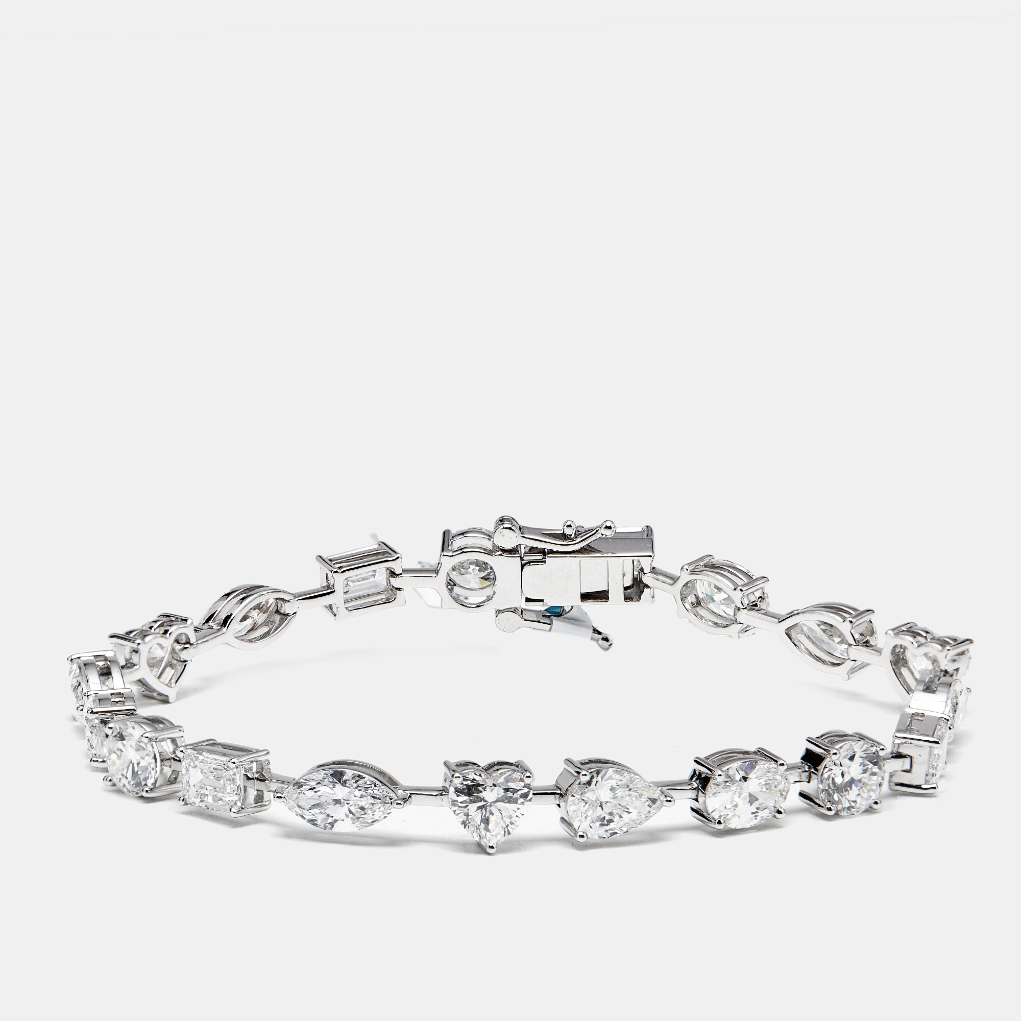

9.5 cts Lab Grown Diamond 18k White Gold Bracelet