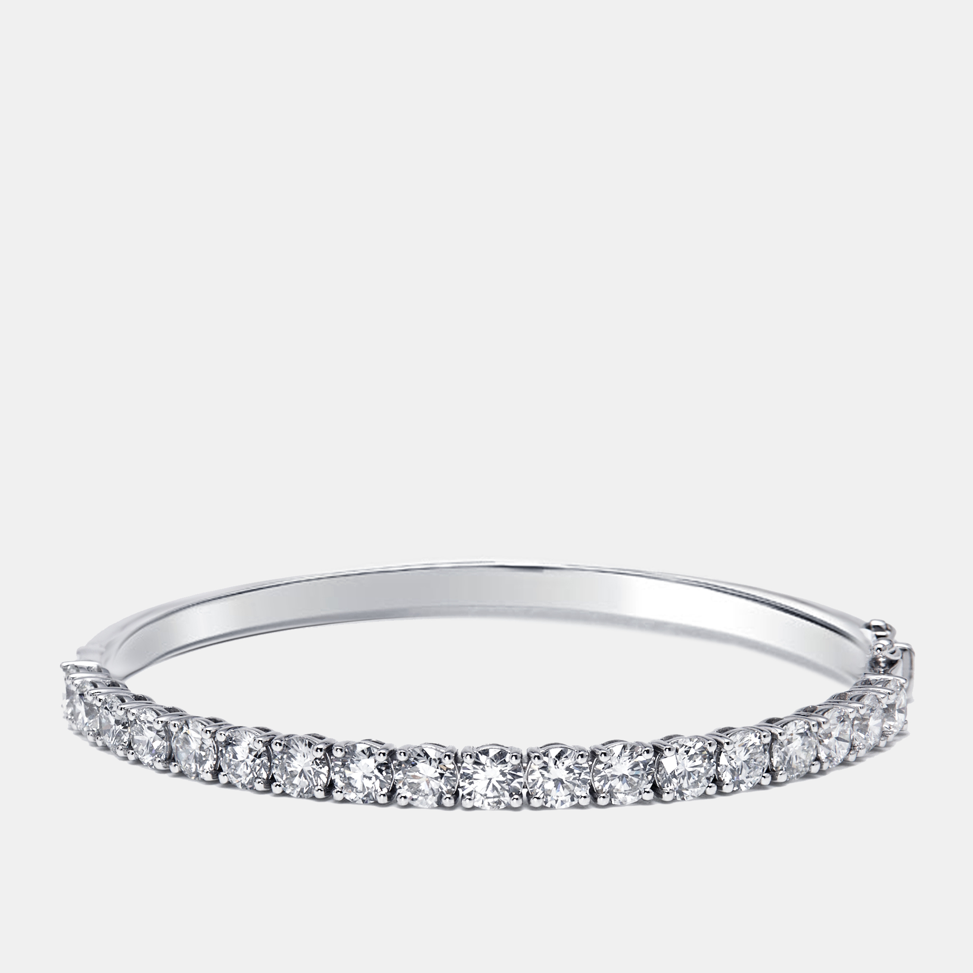 

5.35 cts Round Lab Grown Diamonds 18k White Gold Bracelet