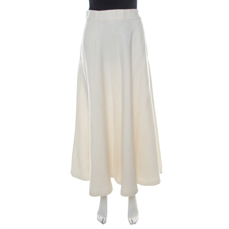 the row white gown