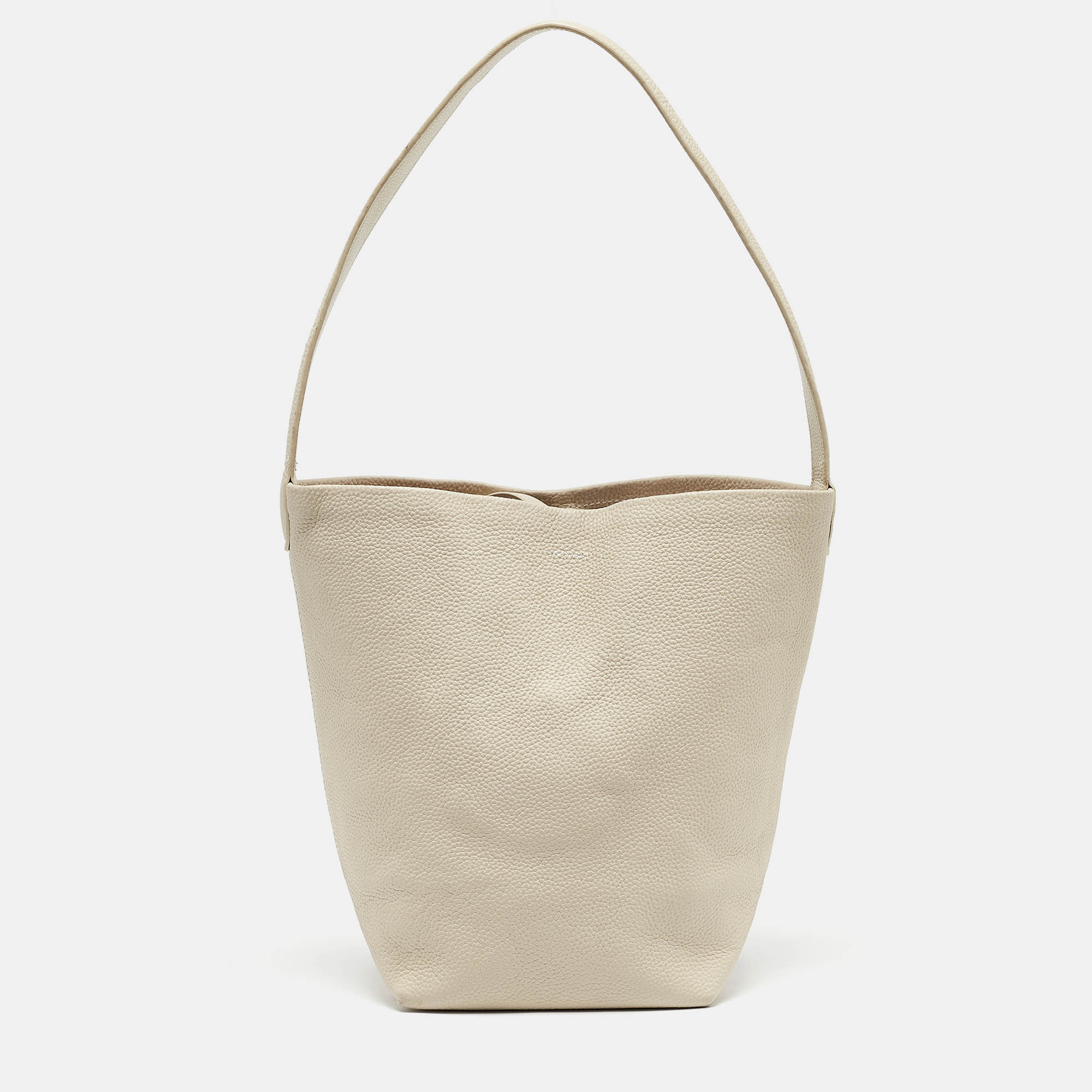 

The Row Off White Leather N/S Park Tote