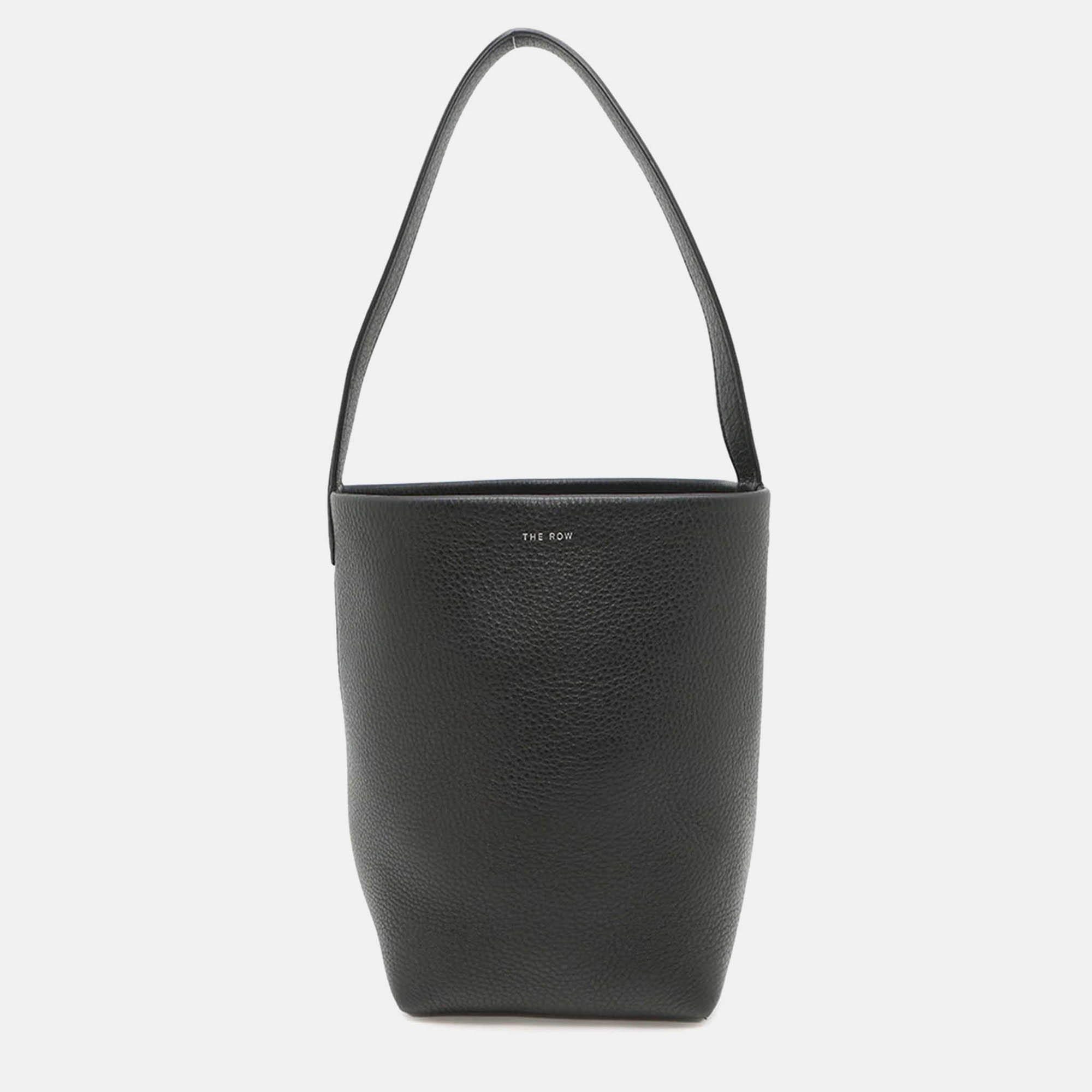 

The Row N/S Park Tote Black Leather Size Small