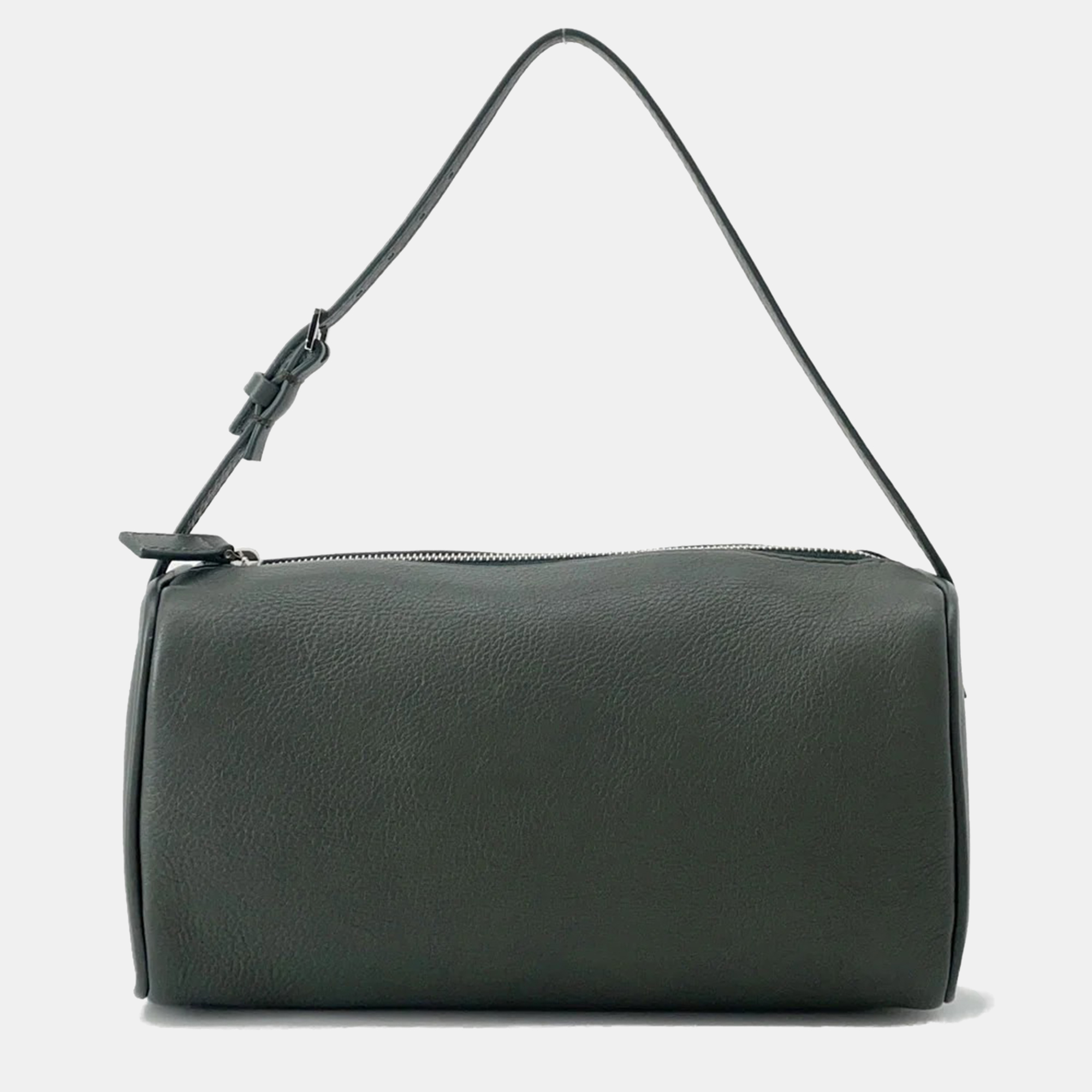 

The Row 90’s Dark Khaki Leather Handbag, Green