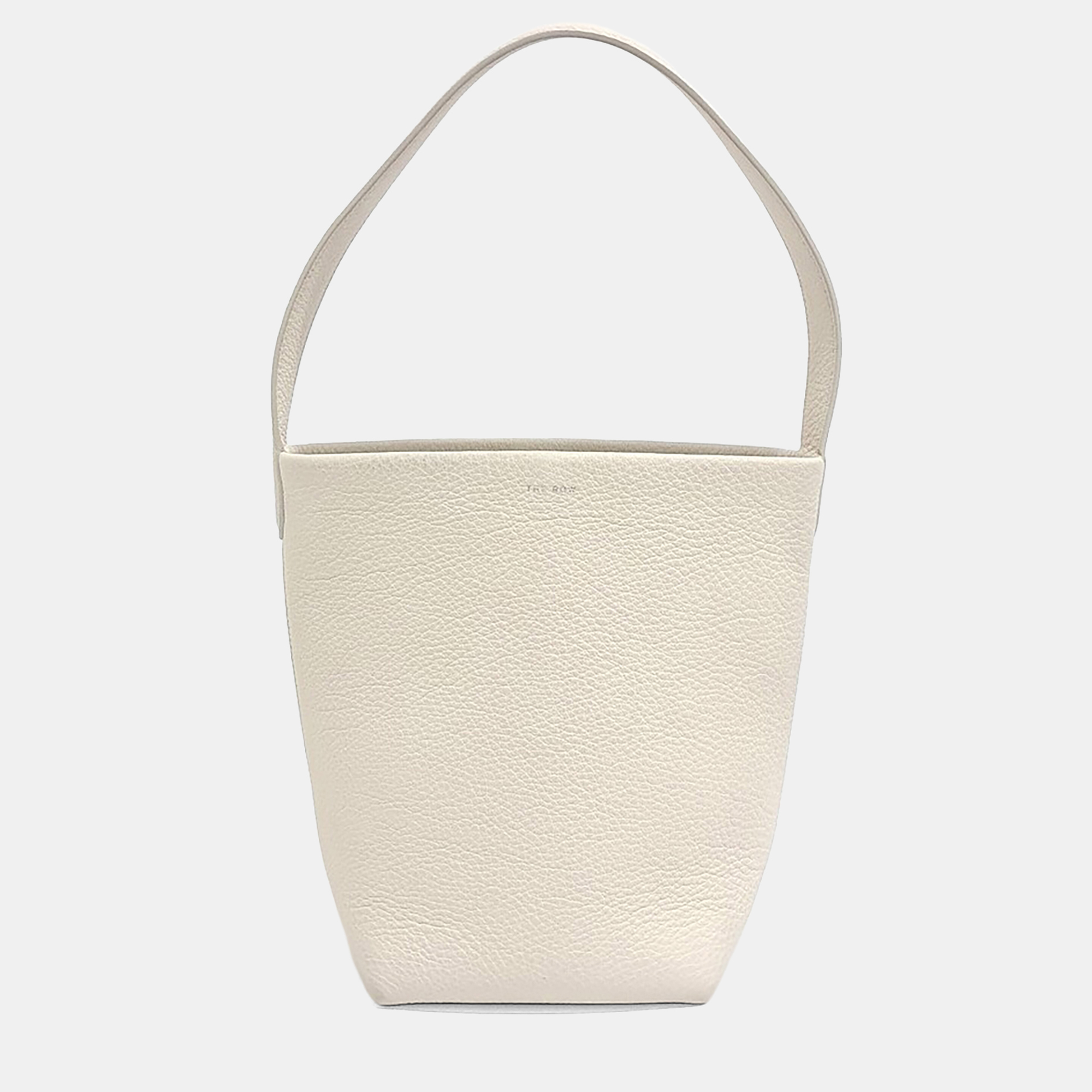 

The Row White Leather North South Parkback Small