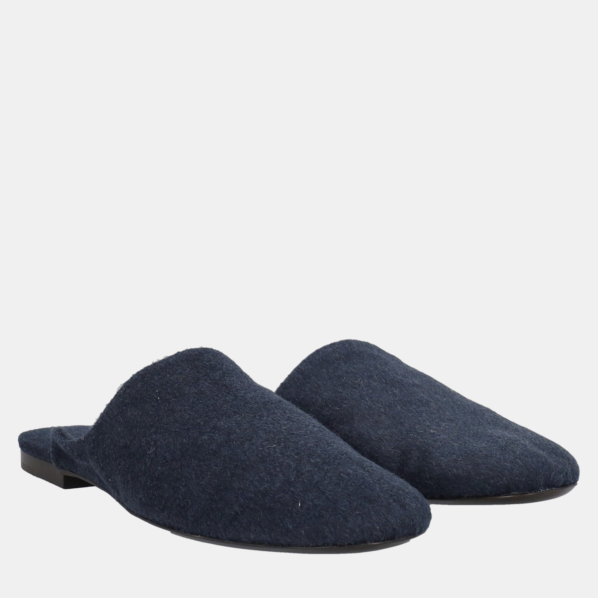 

The Row Women's Fabric Slippers - Navy - EU, Navy blue