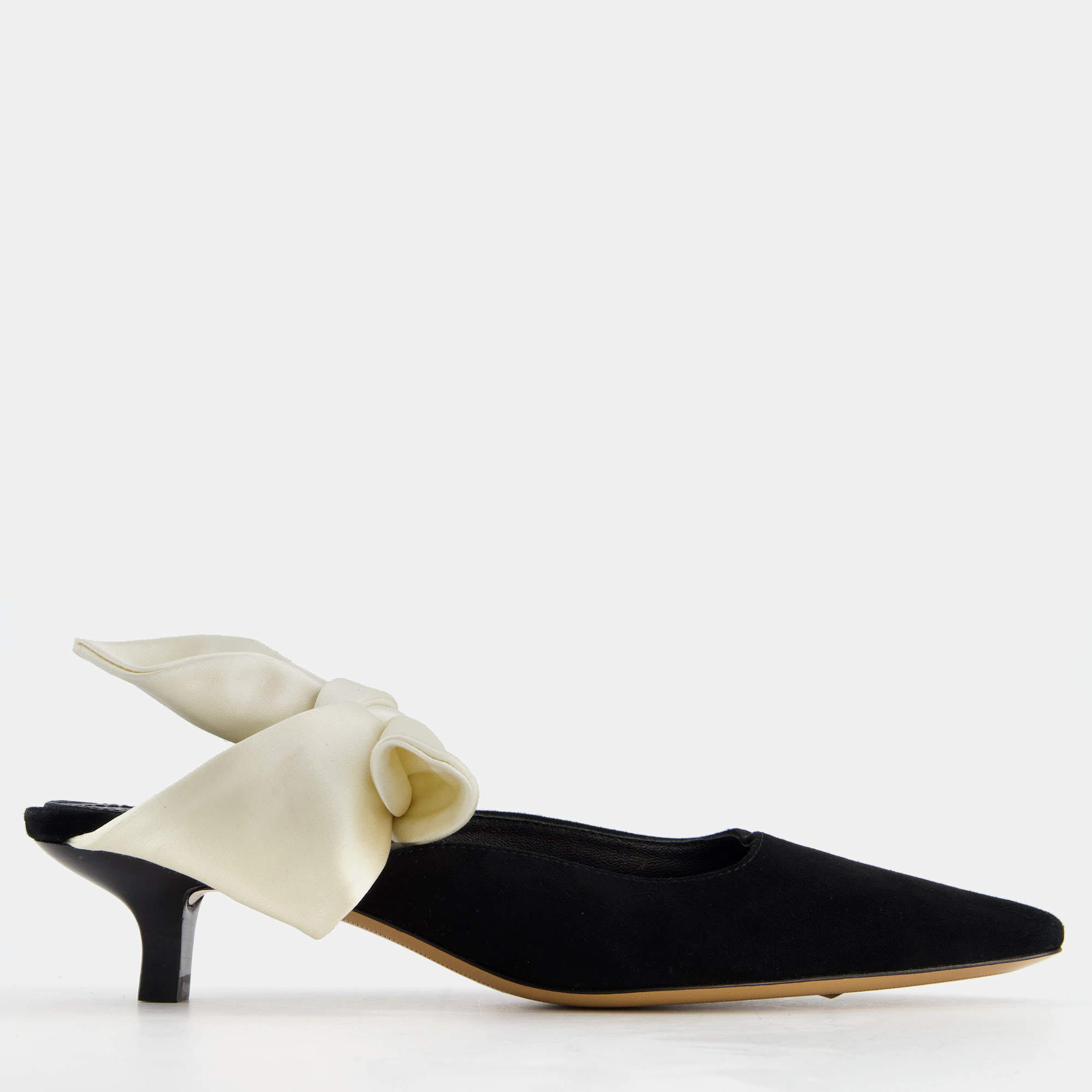 

The Row Black and White Bow Shoe Size EU