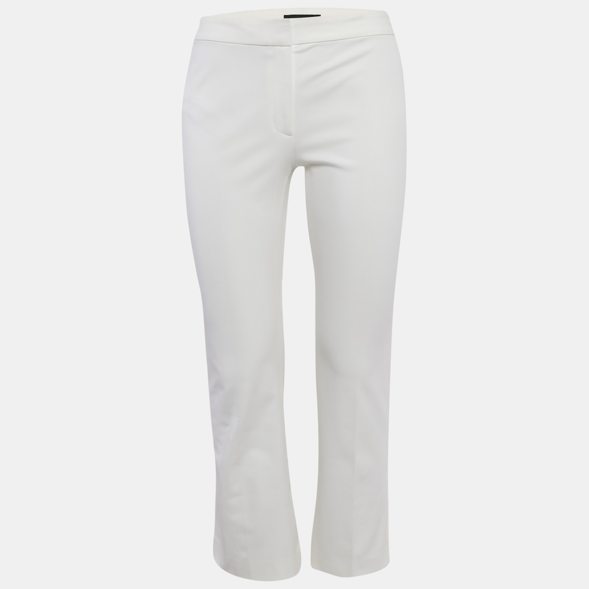 

Theory White Gabardine Kick Pants S