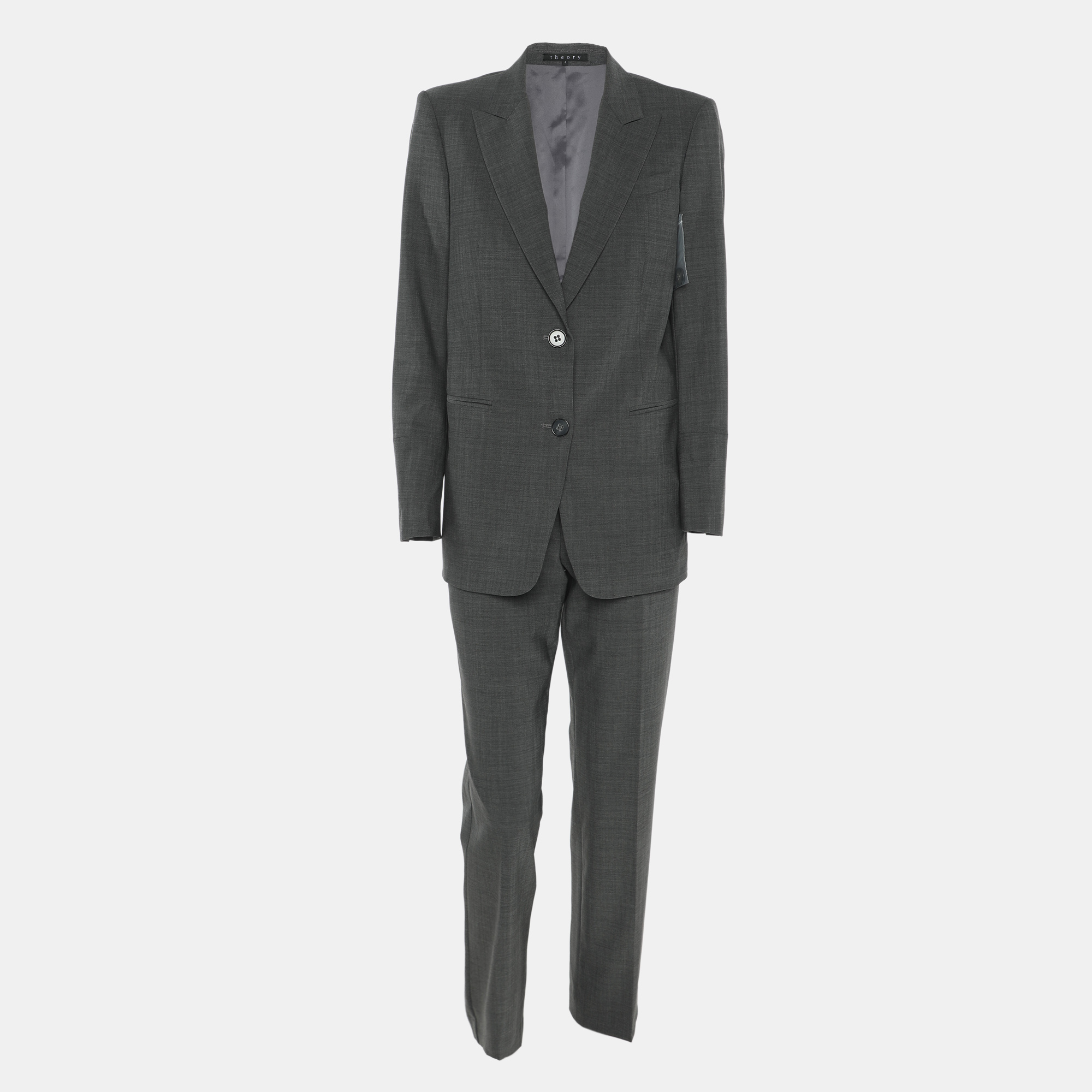

Theory Grey Wool Suit S