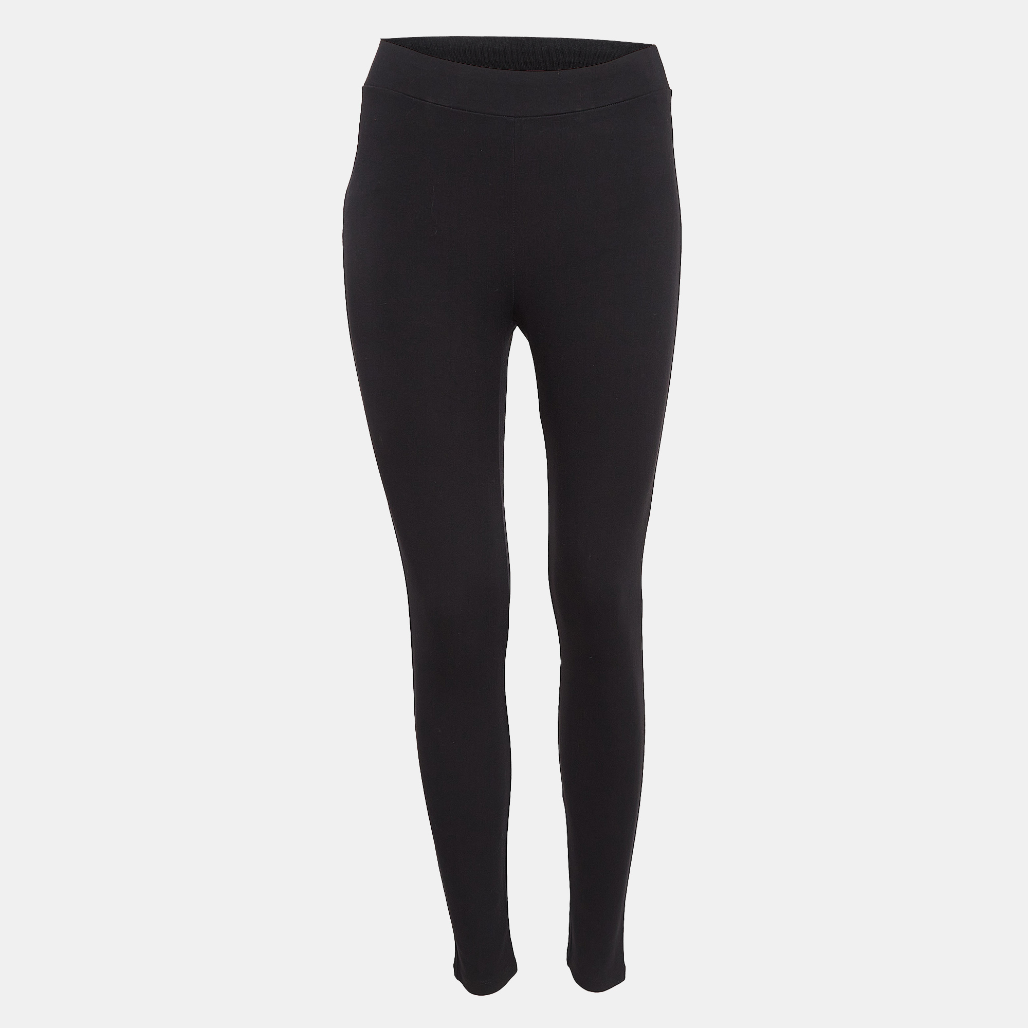 

Theory Black Knit Slim Fit Leggings S