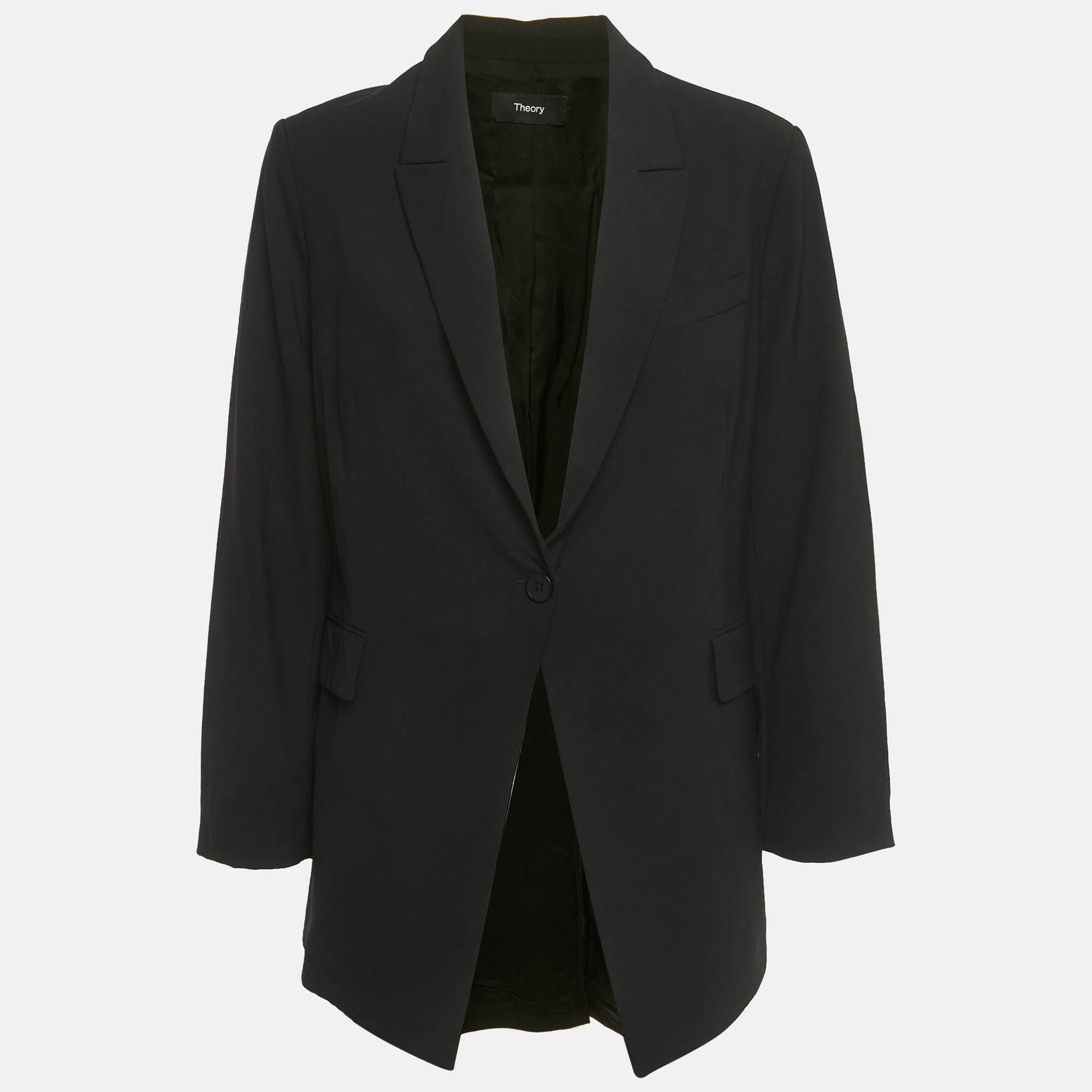 

Theory Black Wool Single Breasted Blazer M
