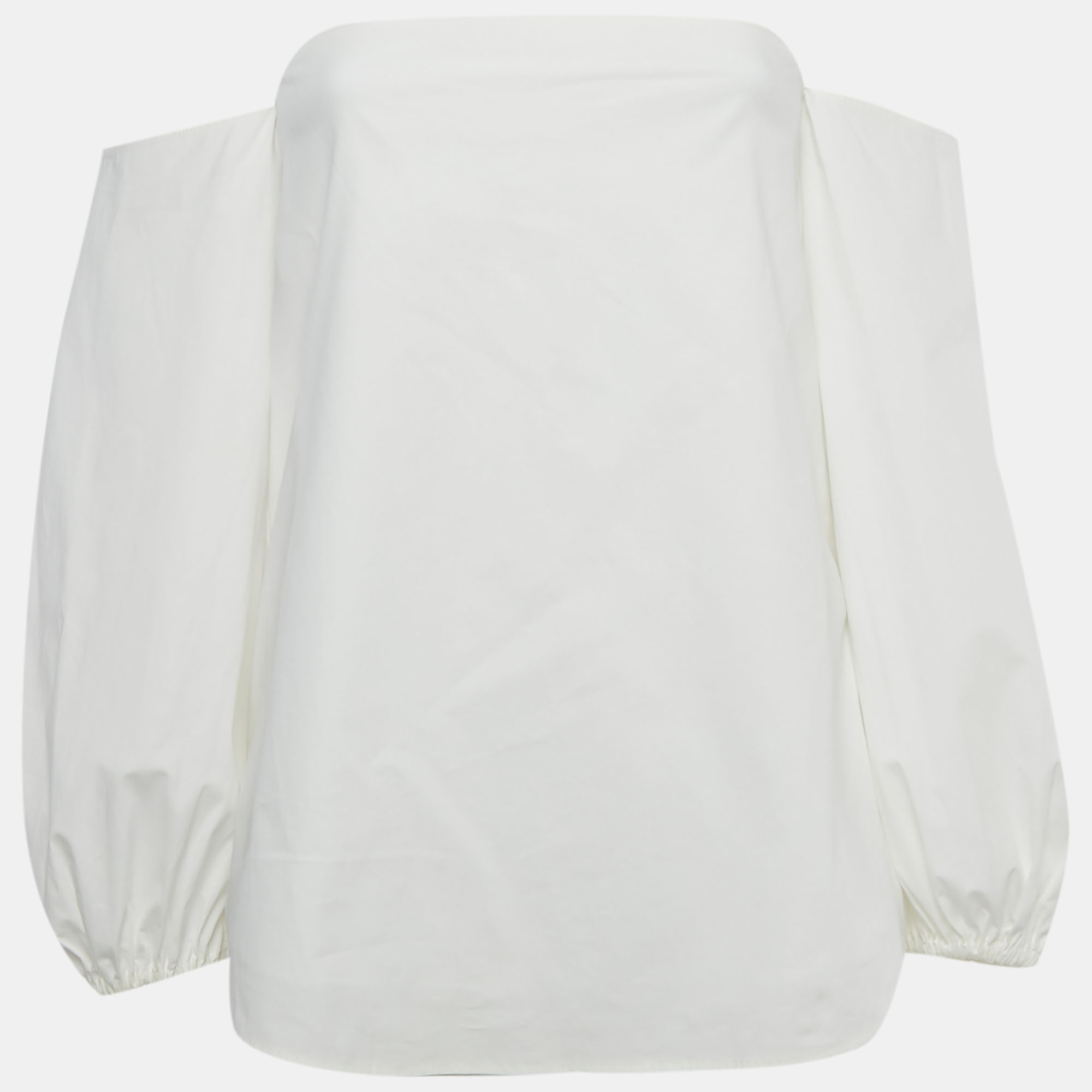 Pre-owned Theory White Cotton Laureema Top S