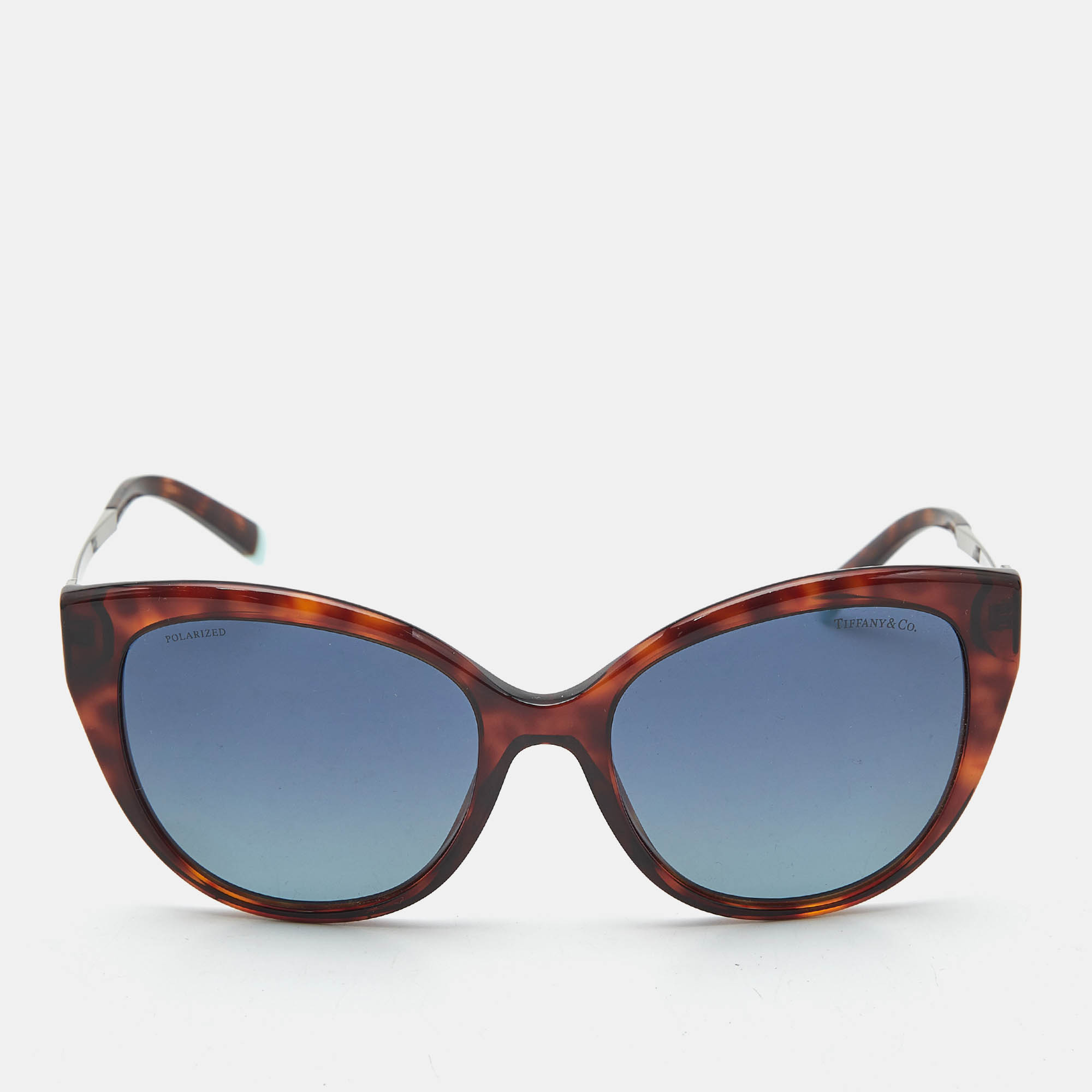 

Tiffany & Co. Tortoise Brown/Blue TF4166 Polarized Cat Eye Sunglasses