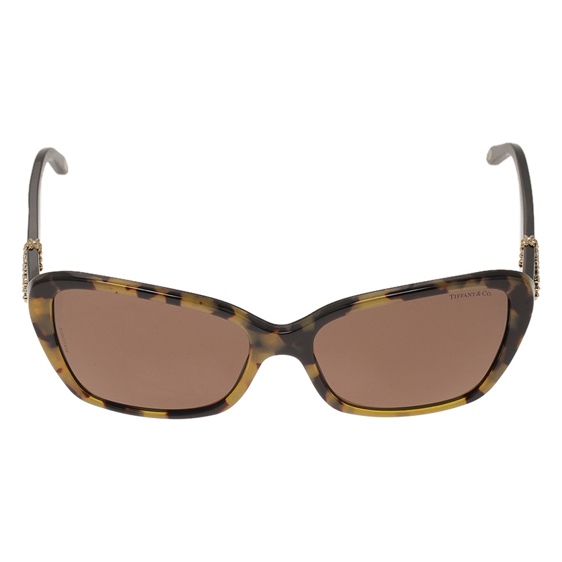 

Tiffany & Co. Tortoise Shell 4069B Sunglasses, Brown