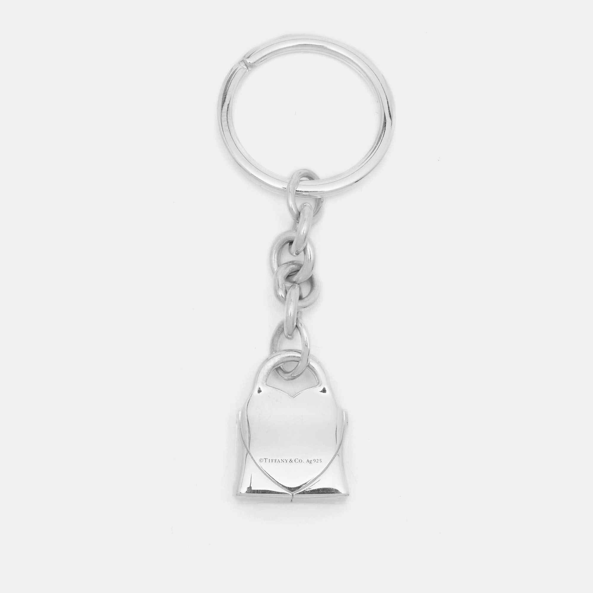 

Tiffany & Co. Return to Tiffany Handbag Sterling Silver Key Ring