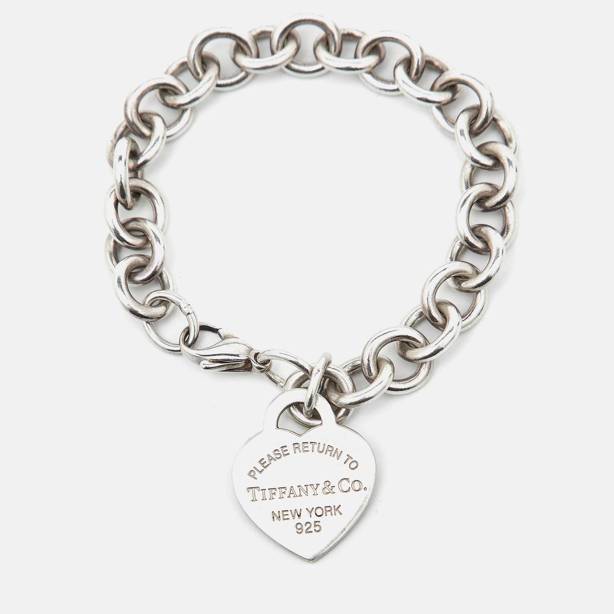 

Tiffany & Co. Return to Tiffany Sterling Silver Heart Tag Bracelet