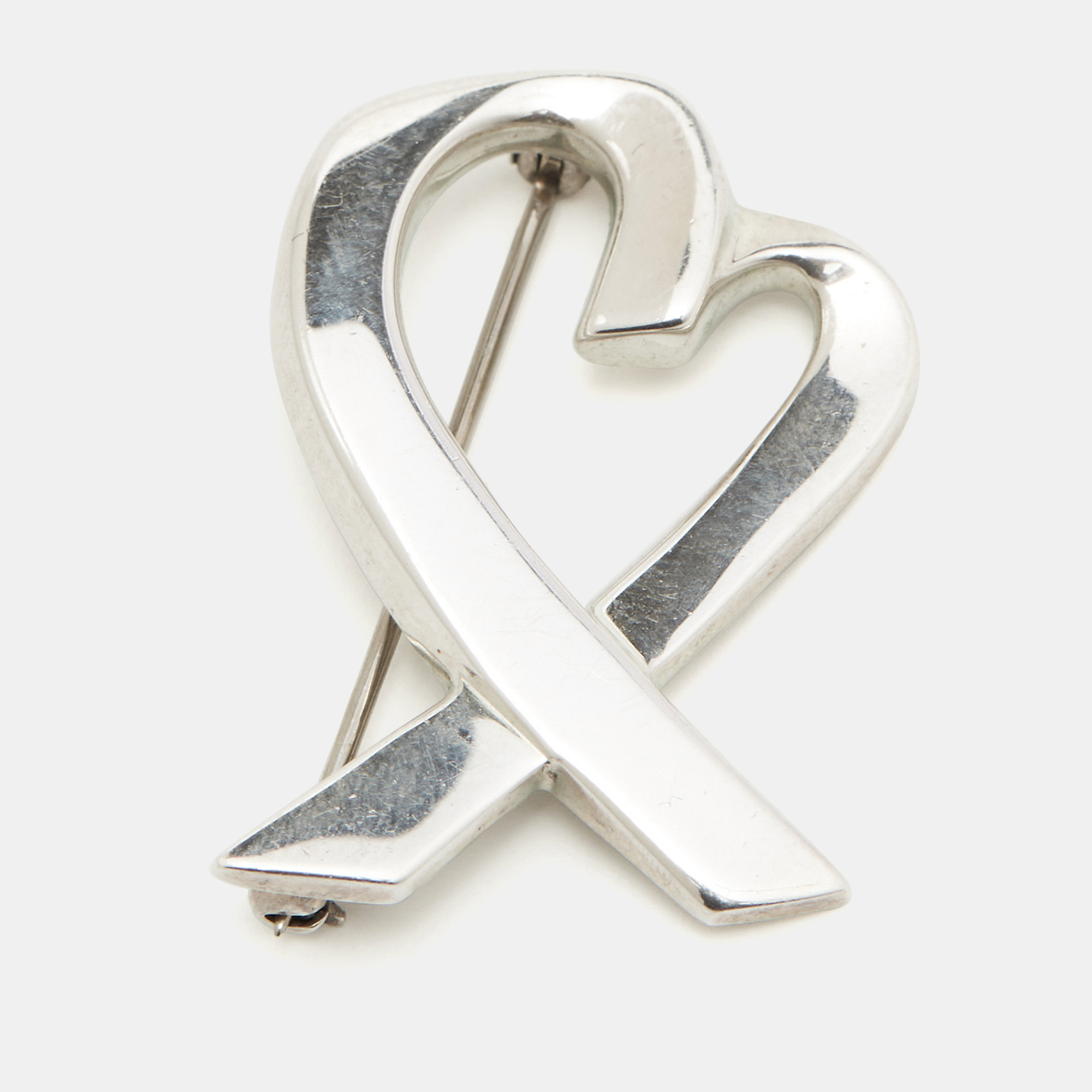 

Tiffany & Co. Paloma Picasso Heart Sterling Silver Brooch