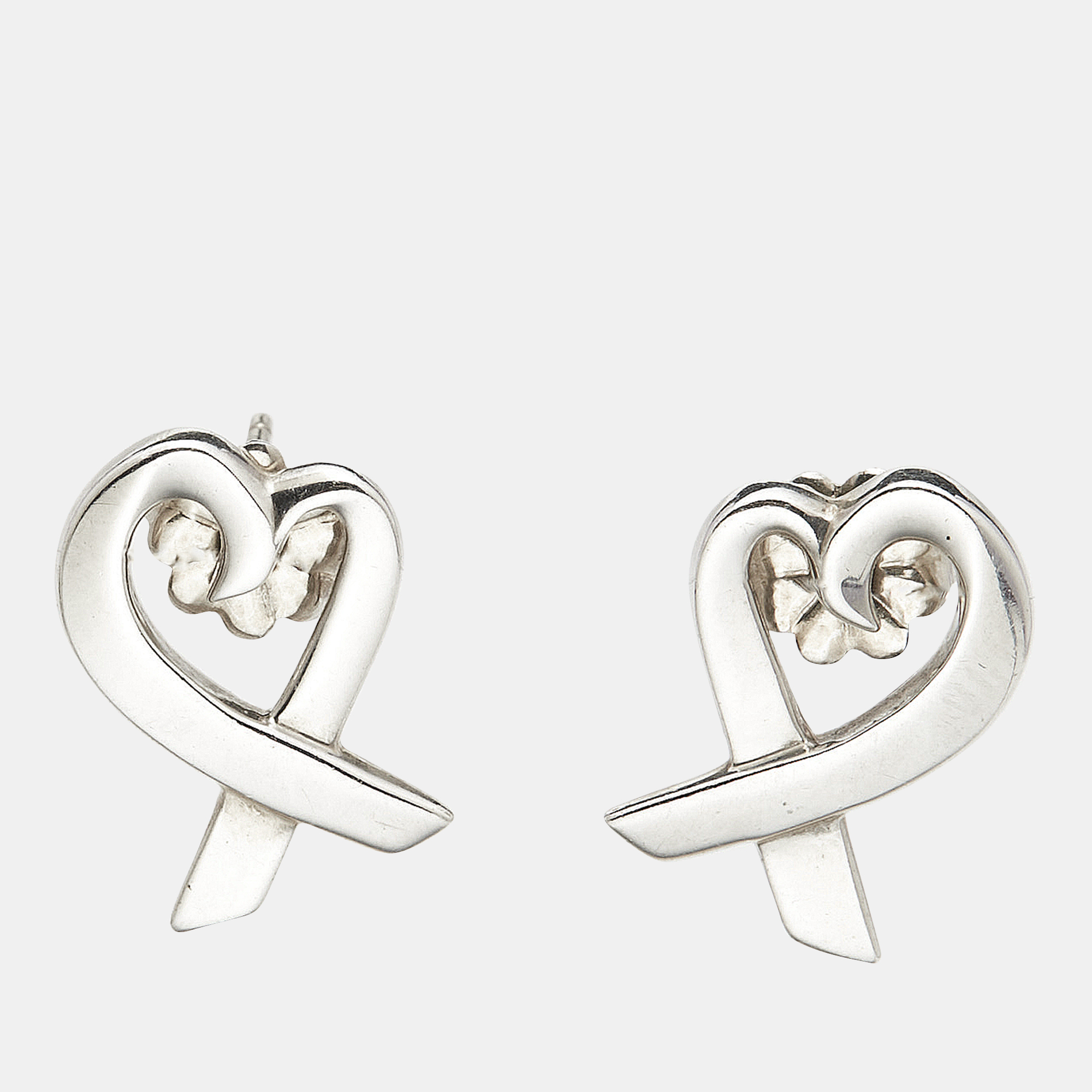 

Tiffany & Co. Paloma Picasso Loving Heart Sterling Silver Earrings