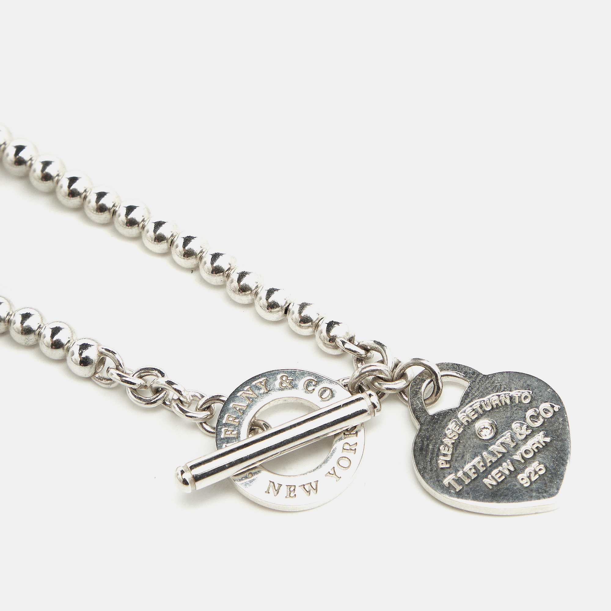 Tiffany & Co. Return to Tiffany & Co. Sterling Silver Pearl Wrap Necklace 