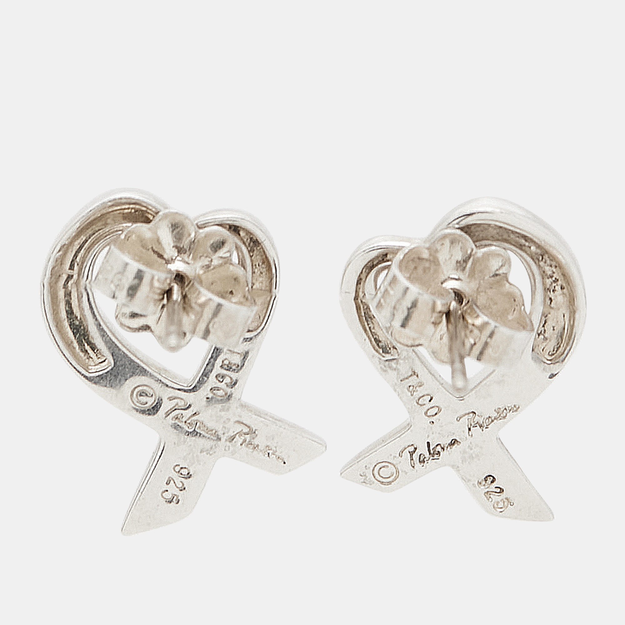 

Tiffany & Co. Paloma Picasso Loving Heart Sterling Silver Stud Earring