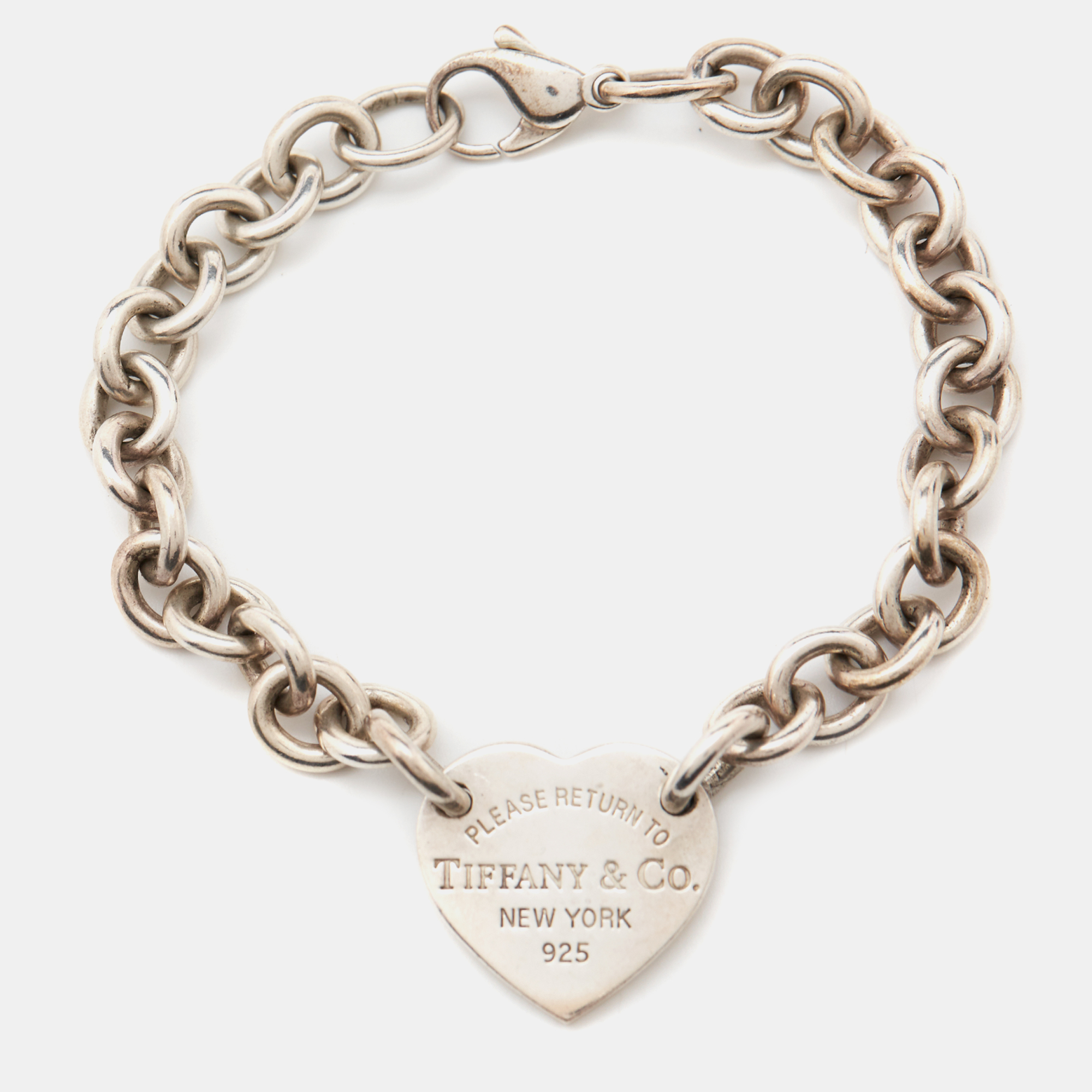 

Tiffany & Co. Return to Tiffany Sterling Silver Heart Tag Bracelet