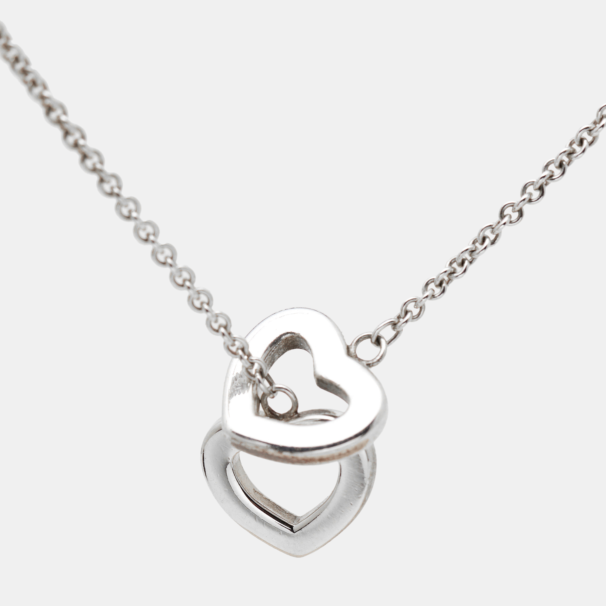

Tiffany & Co. Heart Silver 925 Lariat Necklace