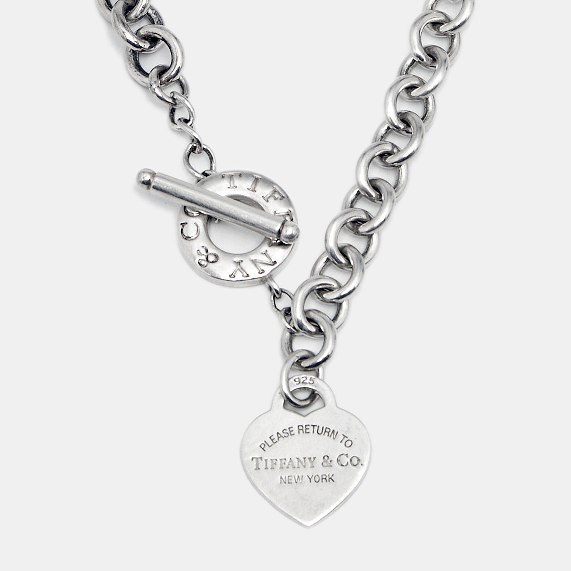 

Tiffany & Co. Return To Tiffany Love Heart Tag Sterling Silver Necklace