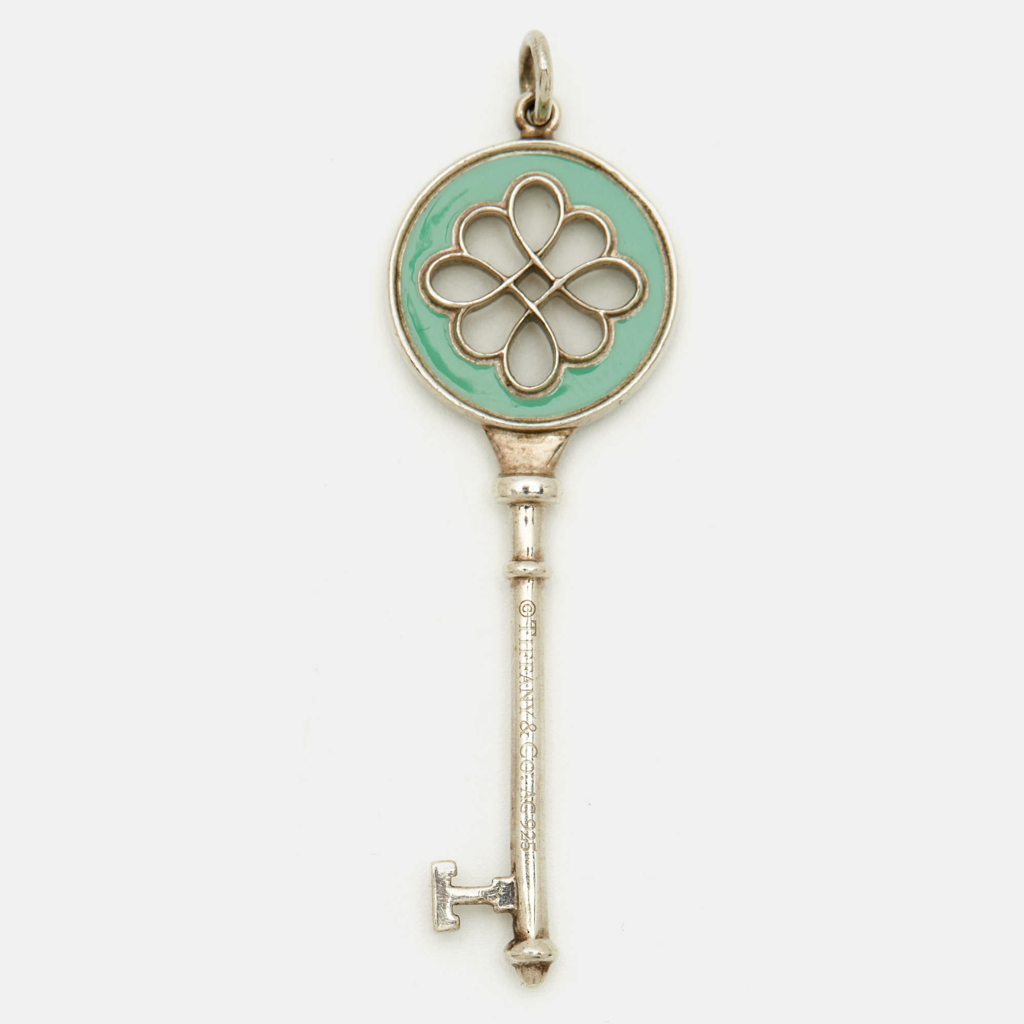 

Tiffany & Co. Knot Enamel Sterling Silver Pendant