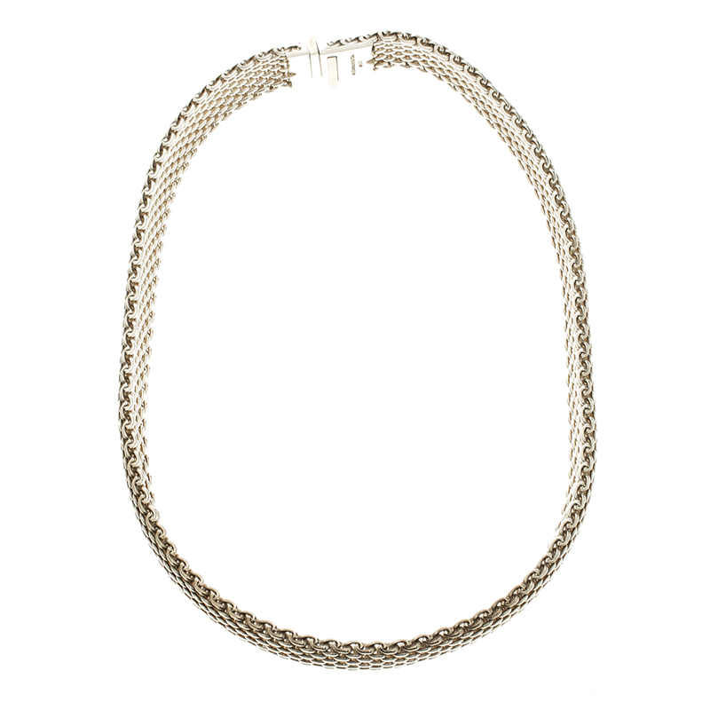 tiffany somerset mesh necklace