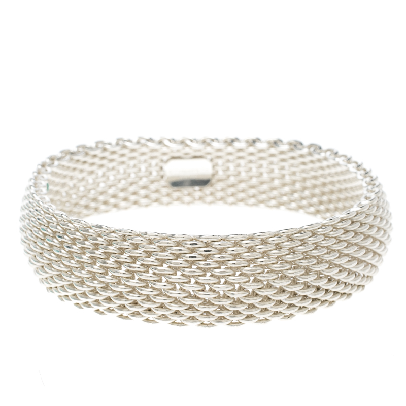 tiffany mesh silver bracelet
