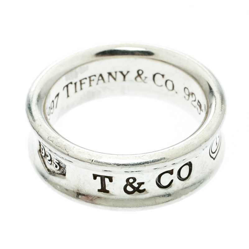 

Tiffany & Co. 1837 Silver Band Ring Size