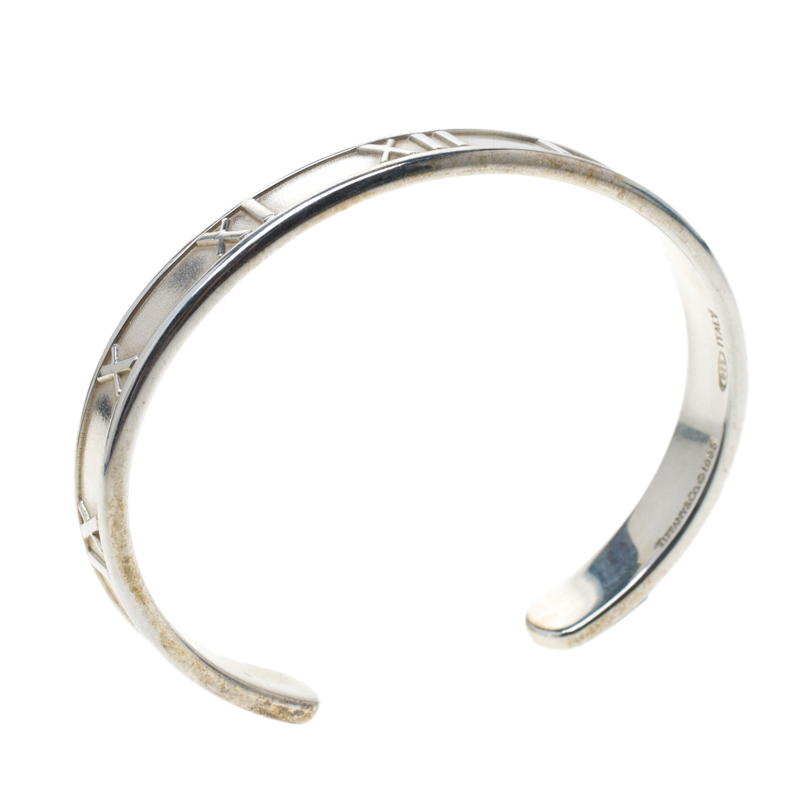 

Tiffany & Co. Vintage Atlas Silver Open Cuff Bracelet