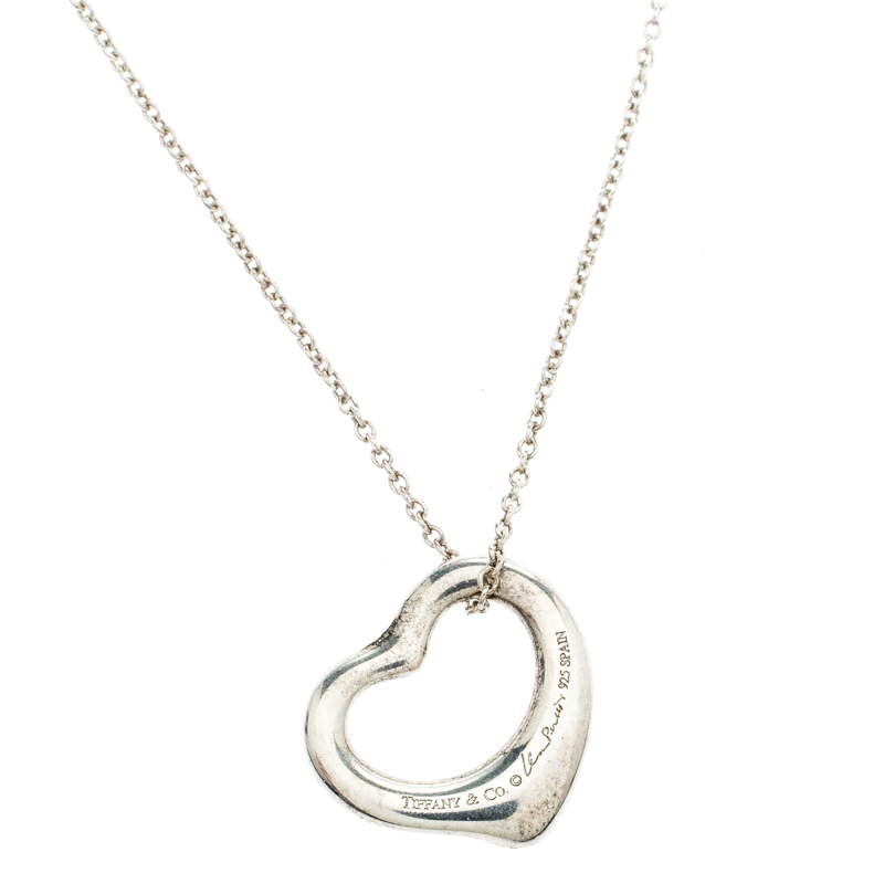 elsa peretti open heart pendant