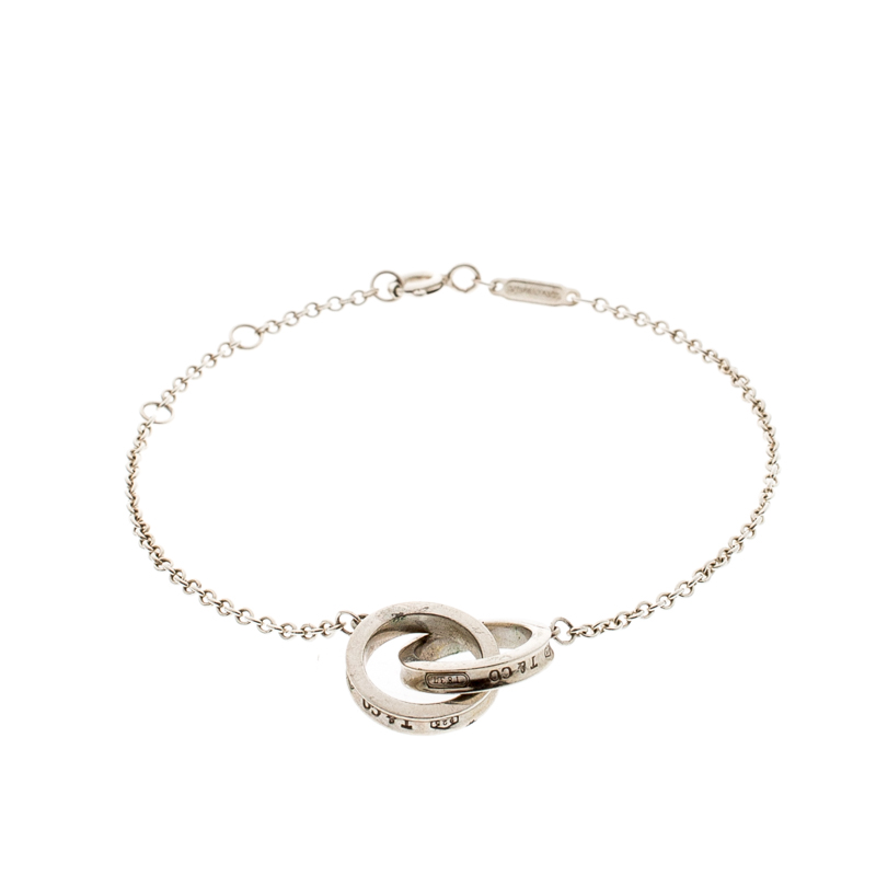 Tiffany & Co. 1837 Interlocking Circles Silver Bracelet Tiffany & Co ...