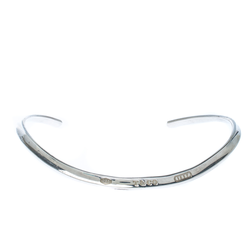 

Tiffany & Co. 1837 Silver Stiff Collar Necklace