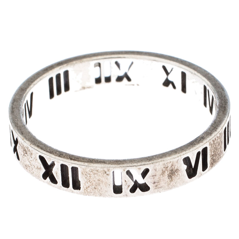 Tiffany and Co. Roman Numeral Atlas Ring