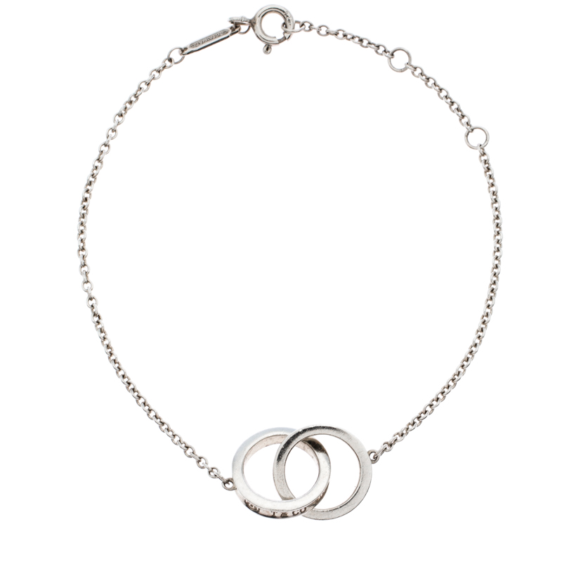 Tiffany & Co. 1837 Interlocking Circles Silver Bracelet