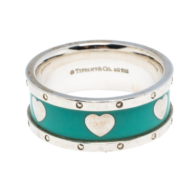 tiffany blue heart ring