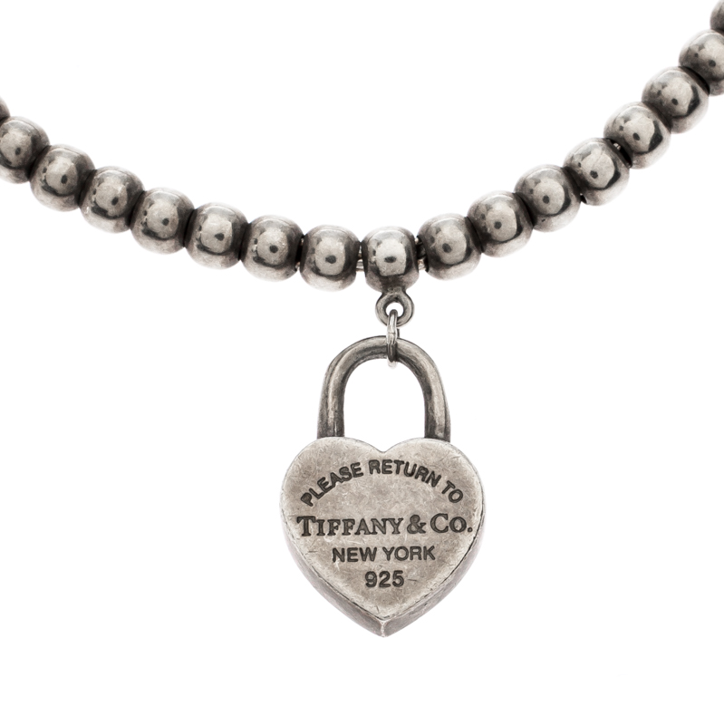 

Tiffany & Co. Return To Tiffany Silver Heart Tag Bracelet