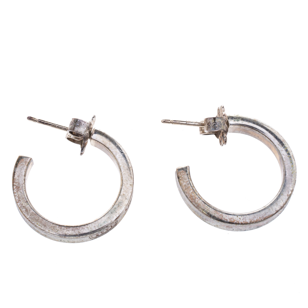 

Tiffany & Co. Tiffany 1837 Silver Hoop Earrings