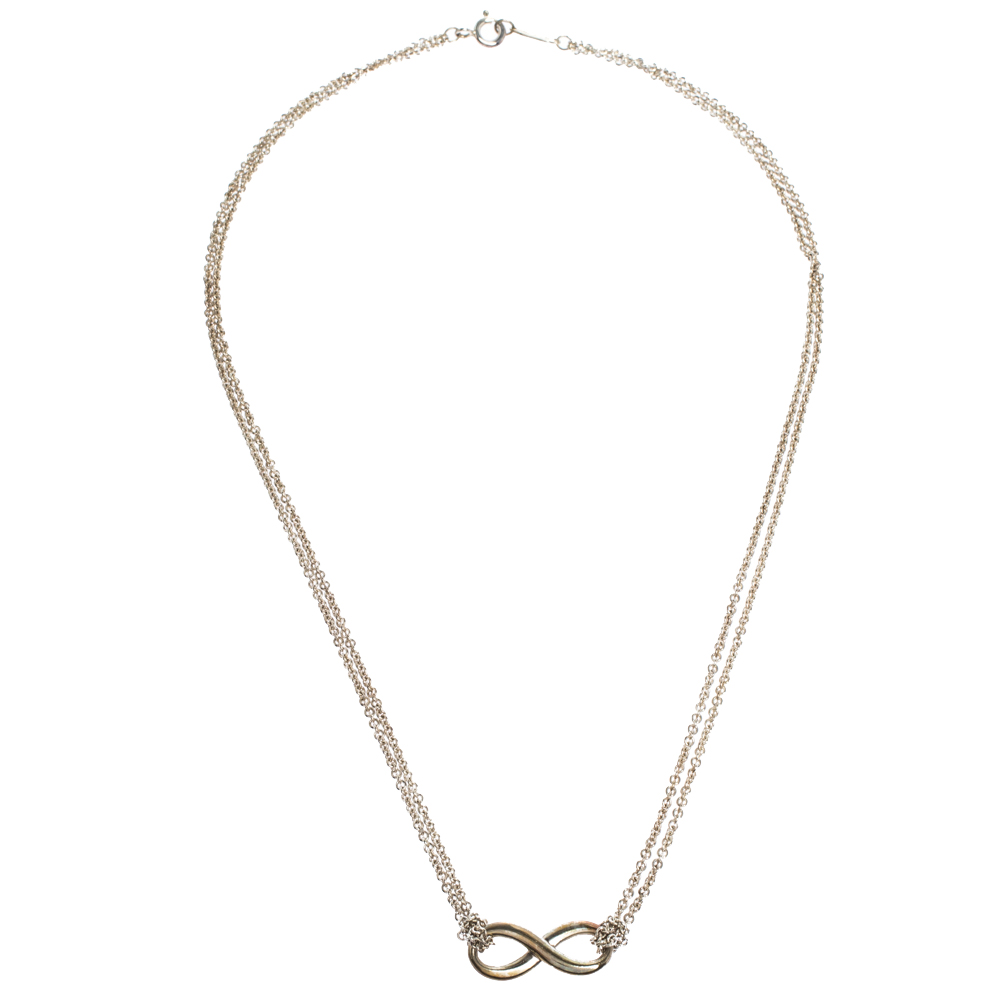 

Tiffany & Co. Infinity Silver Necklace