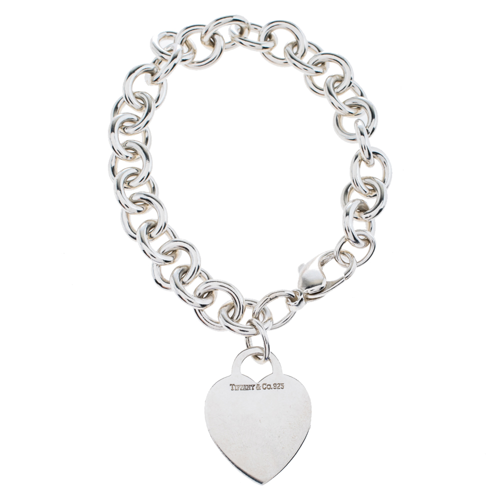 Tiffany & Co. Sterling Silver Heart Tag Bracelet Tiffany & Co. | TLC