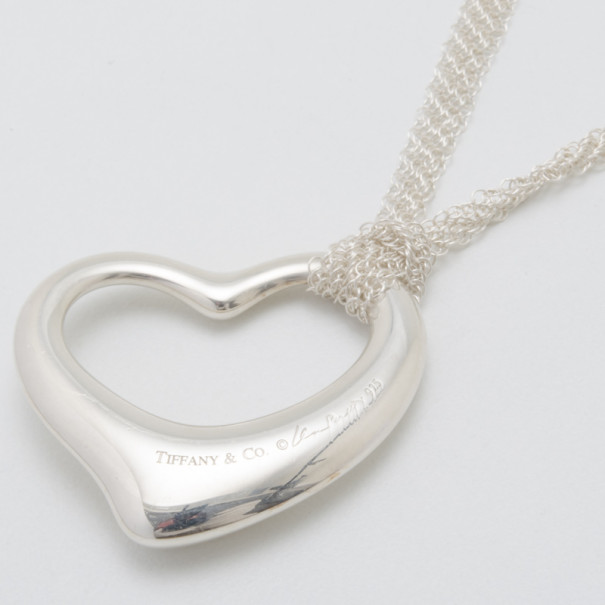 Tiffany & Co. Elsa Peretti Open Heart Pendant