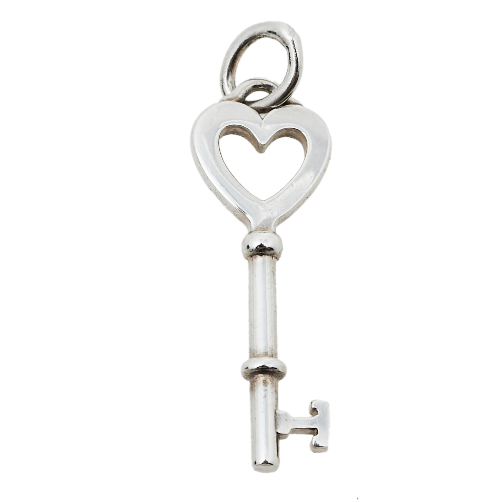 

Tiffany & Co. Sterling Silver Heart Key Pendant