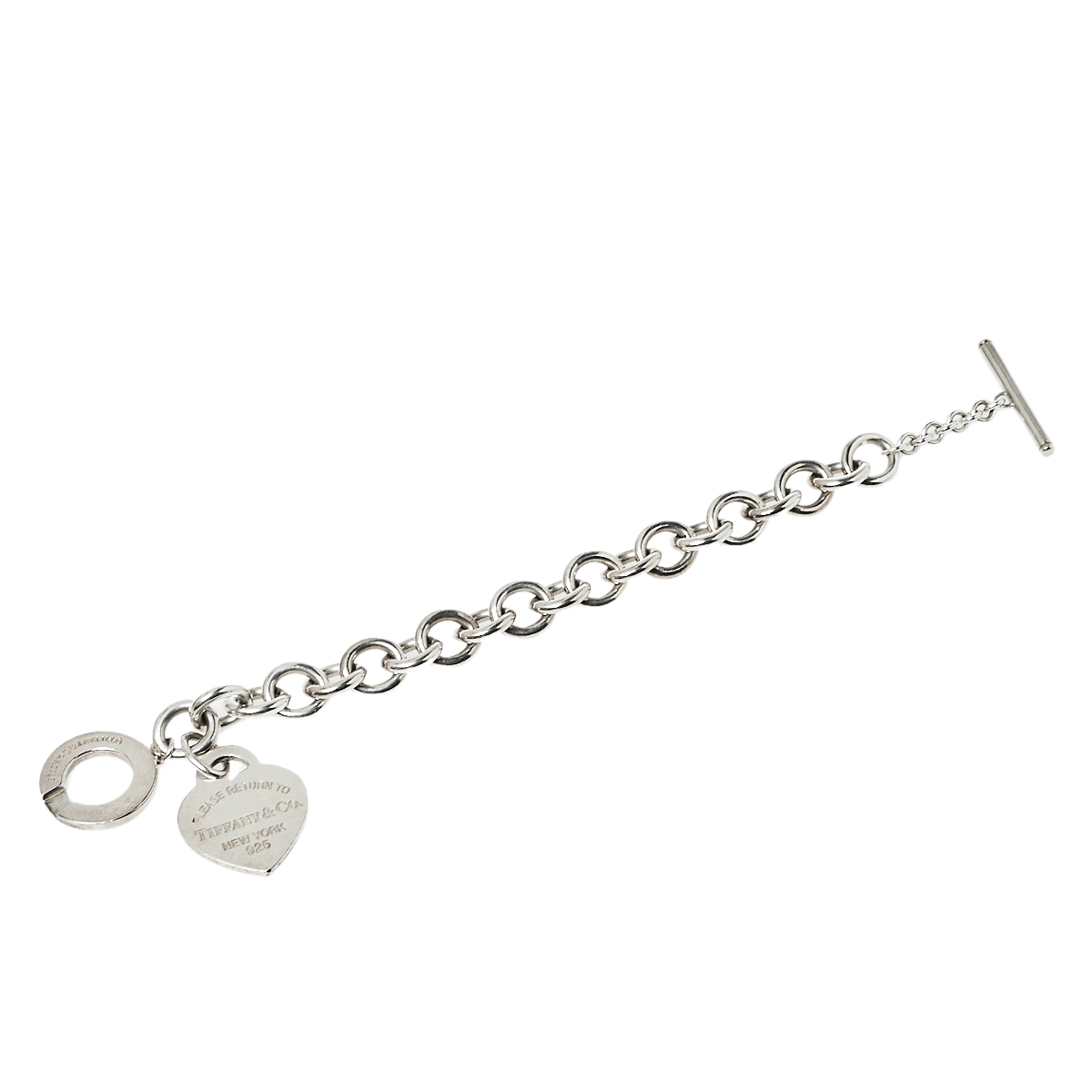 

Tiffany & Co. Return To Tiffany Sterling Silver Heart Tag Toggle Bracelet