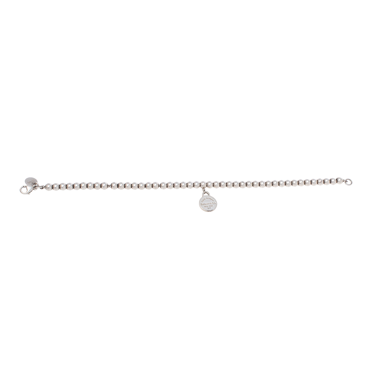 

Tiffany & Co. Return to Tiffany Round Tag Silver Bead Bracelet