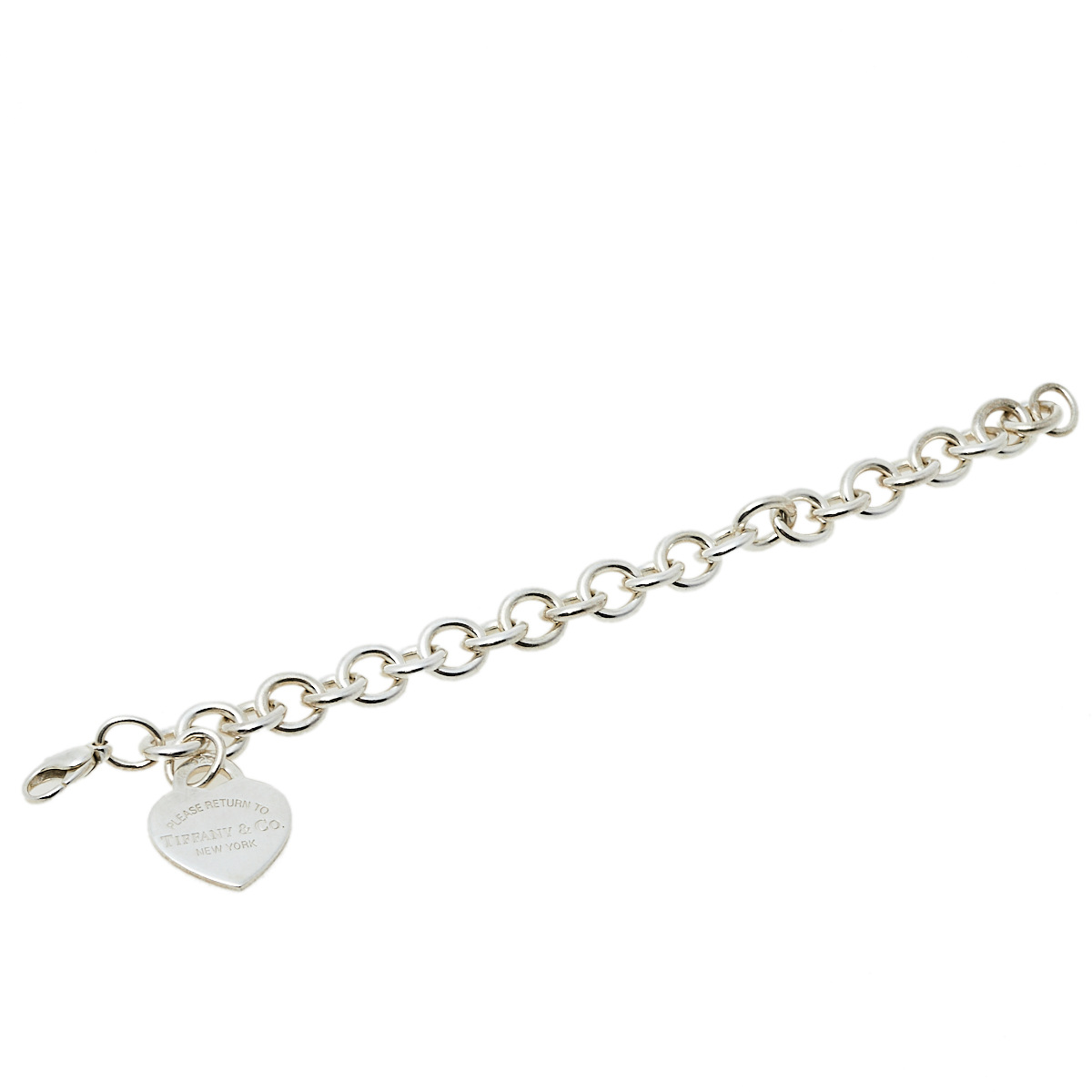 

Tiffany & Co. Return to Tiffany Heart Tag Sterling Silver Charm Bracelet