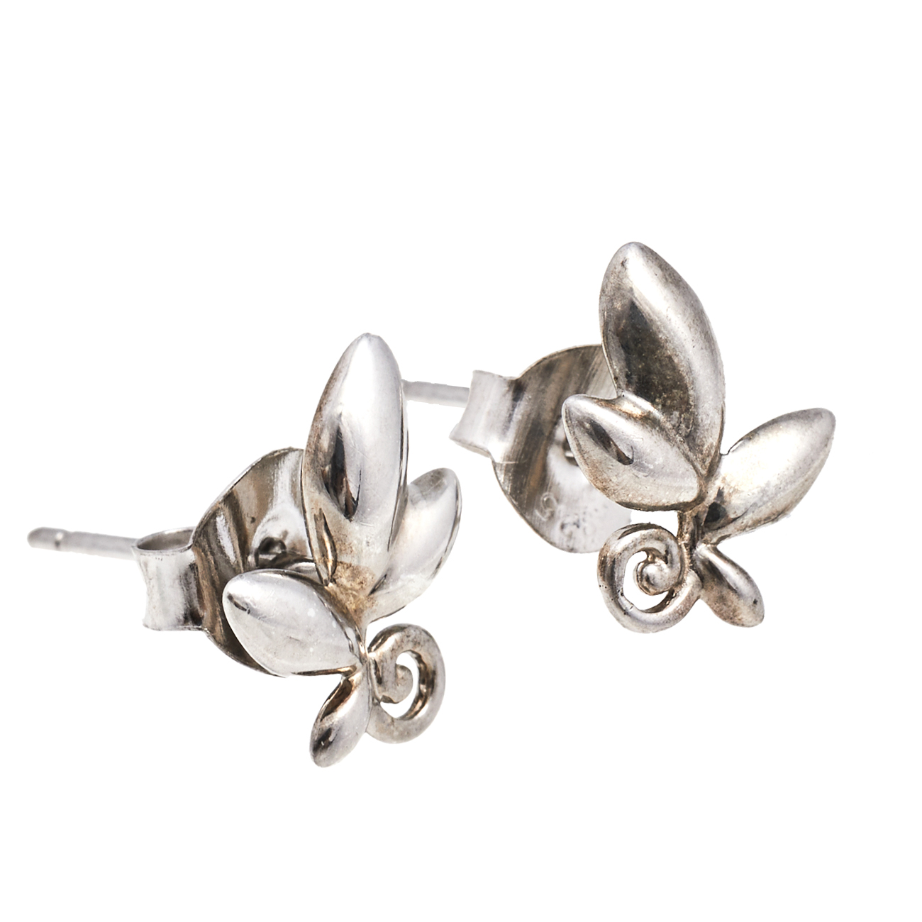 

Tiffany & Co. Paloma Picasso Sterling Silver Olive Leaf Earrings