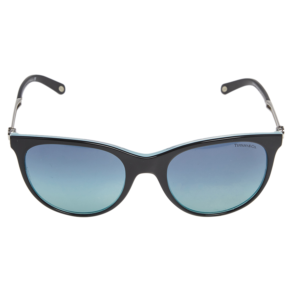 

Tiffany & Co. Black / Blue Gradient TF4139 Cat Eye Sunglasses