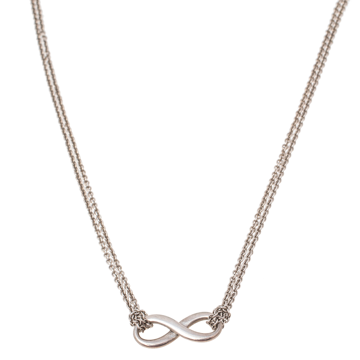 

Tiffany & Co. Sterling Silver Infinity Pendant Necklace