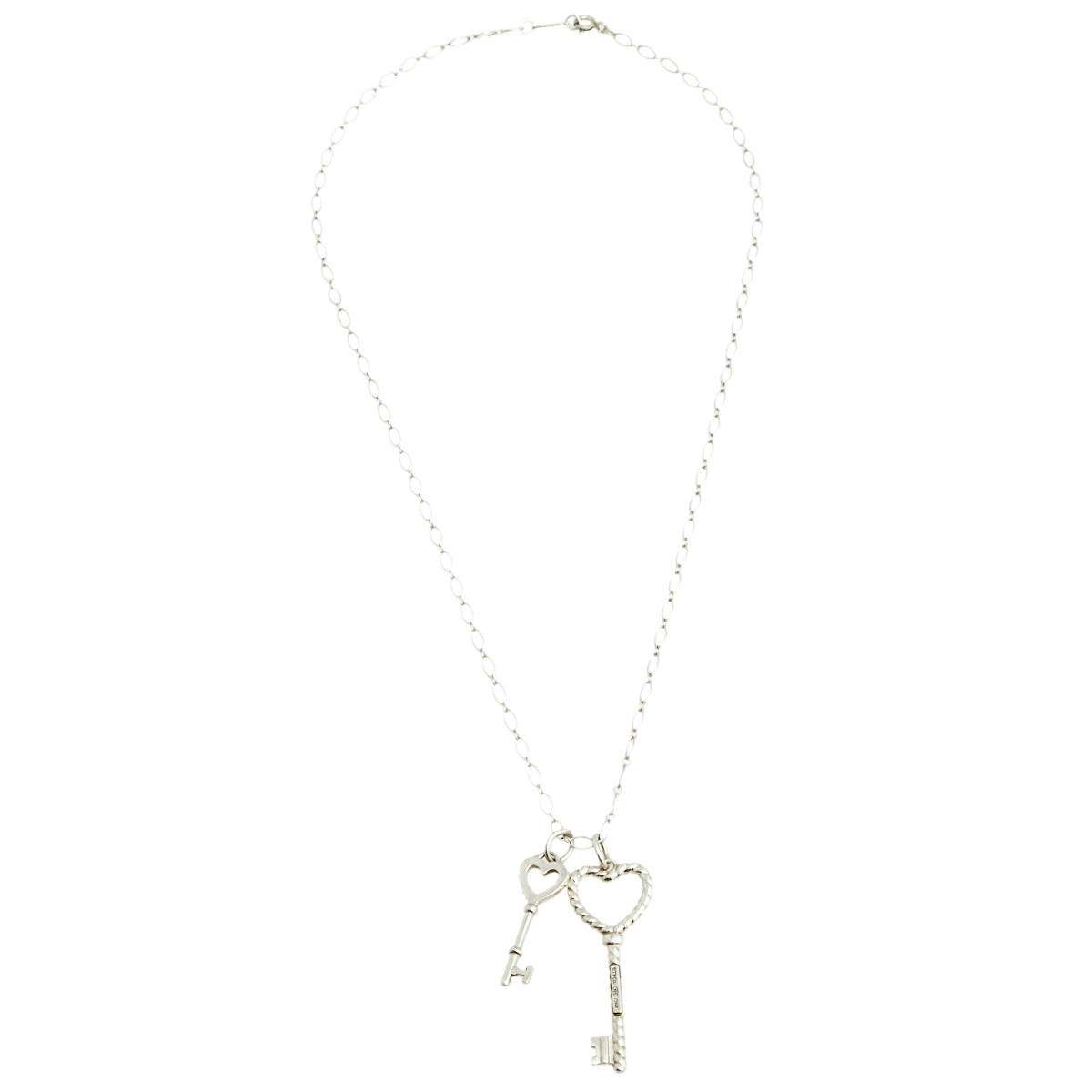 

Tiffany & Co. Sterling Silver Keys Pendant Necklace