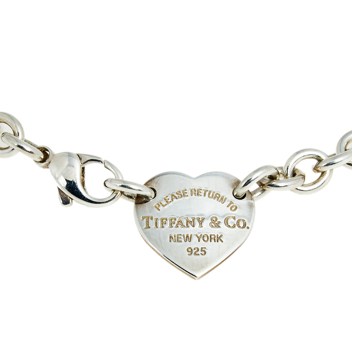 

Tiffany & Co. Return to Tiffany & Co. Sterling Silver Heart Tag Necklace
